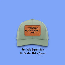 Load image into Gallery viewer, Equine & Design Perforated Trucker Hat w/ Patch