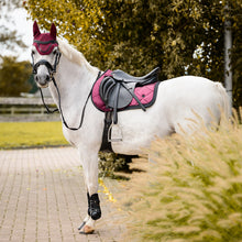 Load image into Gallery viewer, QHP Zahra Saddle Pad ~ Wine red