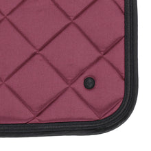 Load image into Gallery viewer, QHP Zahra Saddle Pad ~ Wine red
