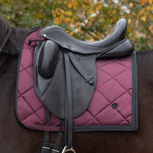 Load image into Gallery viewer, QHP Zahra Saddle Pad ~ Wine red
