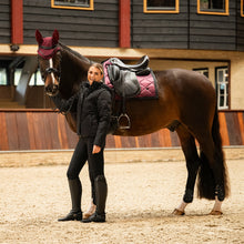 Load image into Gallery viewer, QHP Zahra Saddle Pad ~ Wine red