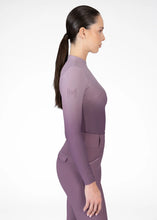 Load image into Gallery viewer, Maximilian Ombré Long Sleeve Base Layer (Plum/Orchid)