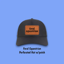 Load image into Gallery viewer, Equine & Design Perforated Trucker Hat w/ Patch