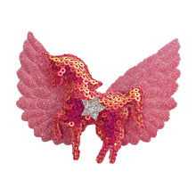 Load image into Gallery viewer, QHP Unicorn Bow Mane Clips