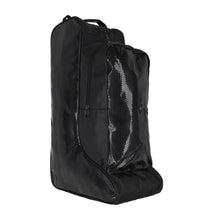 Load image into Gallery viewer, QHP Croco Combi Boot-Helmet Bag~ Black