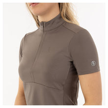 Load image into Gallery viewer, BR Half-Zip Short Sleeve Shirt Estelle Ladies