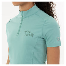 Load image into Gallery viewer, BR Eevolv Half Zip Short Sleeve Shirt Emery Children