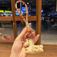 Load image into Gallery viewer, Keypus Fabric Pony Bag Charm/Keychain