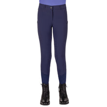 Load image into Gallery viewer, QHP Nyomi Junior Leg Grip Breech ~ Navy