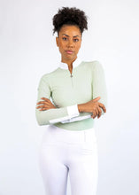 Load image into Gallery viewer, Maximilian Air Long Sleeve Show Shirt (Sage Green)
