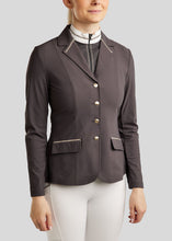 Load image into Gallery viewer, MoLila Competition Jacket w. Champagne Crystal Tape - Slate Grey
