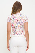 Load image into Gallery viewer, Dancing Equestrian EQUUS GARDEN IVORY SHORT SLEEVE