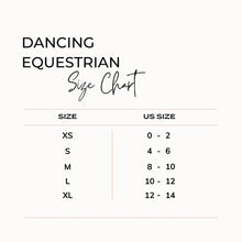 Load image into Gallery viewer, Dancing Equestrian EQUUS GARDEN IVORY SHORT SLEEVE