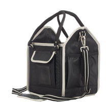 Load image into Gallery viewer, Equinavia Darby Small Collapsible Grooming Tote - Navy/Gold or Black/Silver