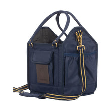 Load image into Gallery viewer, Equinavia Darby Small Collapsible Grooming Tote - Navy/Gold or Black/Silver