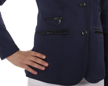 Load image into Gallery viewer, QHP Juliet Junior Competition Coat ~ Navy