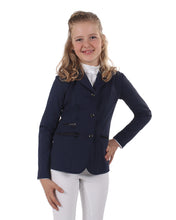 Load image into Gallery viewer, QHP Juliet Junior Competition Coat ~ Navy