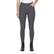 Load image into Gallery viewer, Equine Couture Ladies’ Dalton Tech Nova Full-Seat Breeches ~ Charcoal grey
