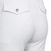 Load image into Gallery viewer, Equine Couture Ladies’ Dalton Tech Nova Competition Full-Seat Breeches ~ White
