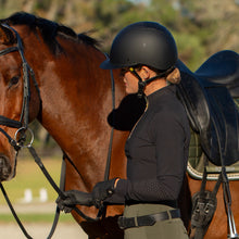 Load image into Gallery viewer, Equinavia Alexandra Womens Ribbed Training Shirt - Black
