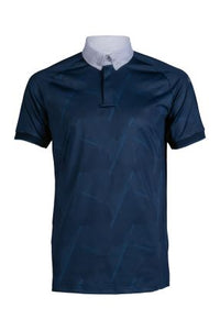 HKM Men's Dylan Competition Shirt Short Sleeve ~ Dark Blue