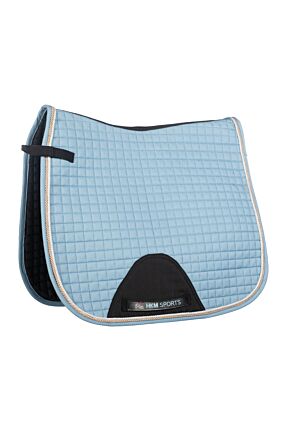 HKM Essentials Saddle Pad ~ Dressage Light Blue