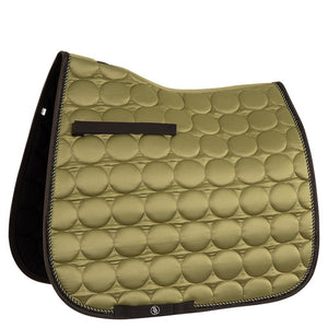 BR Saddle Pad Satin Dream Dressage ~ Olive Green