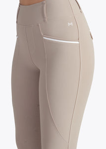 Maximilian Pro Riding Leggings (Beige) Knee Patch