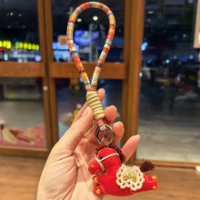 Load image into Gallery viewer, Keypus Fabric Pony Bag Charm/Keychain
