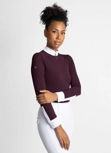 Maximilian Air Show Shirt Long Sleeve ~ Mulberry