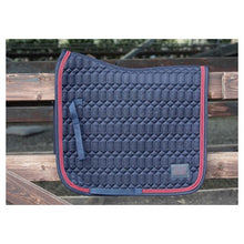 Load image into Gallery viewer, Harry&#39;s Horse Neustift Dressage Saddle Pad~ Dress Blue
