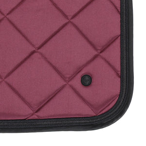 QHP Zahra Saddle Pad ~ Wine red