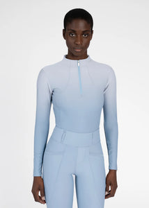 Maximilian Ombré Long Sleeve Base Layer (Aqua)