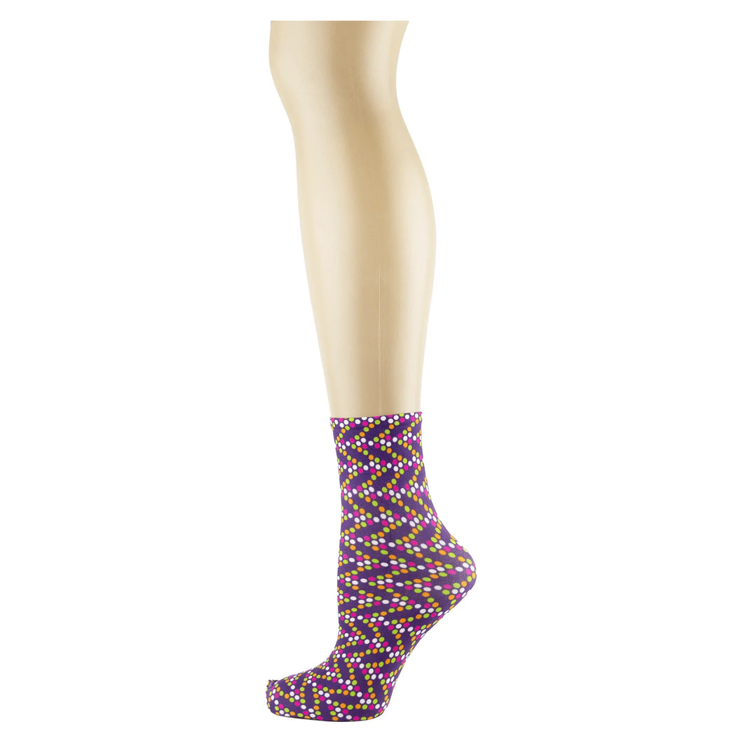 SoxTrot ZIG ZAG DOT ANKLETS