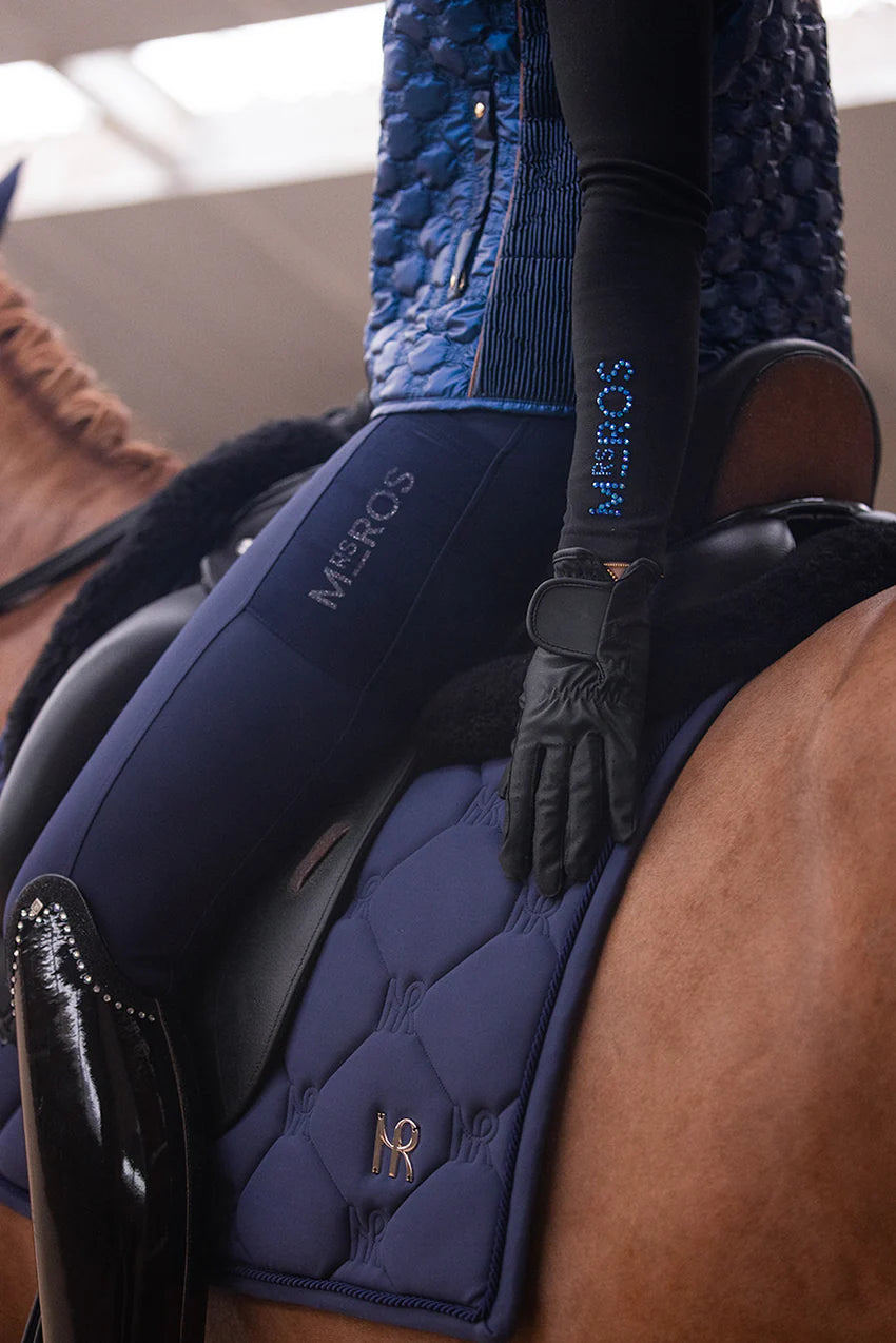 Mrs. Ros DRESSAGE SADDLE PAD - NAVY