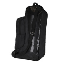 Load image into Gallery viewer, QHP Croco Combi Boot-Helmet Bag~ Black
