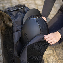 Load image into Gallery viewer, QHP Croco Combi Boot-Helmet Bag~ Black
