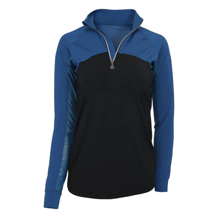 Dapplebay Lady 1/4 Riding Top Navy/Black LS
