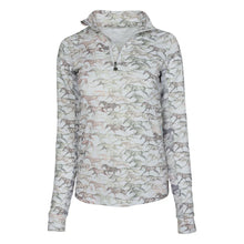 Load image into Gallery viewer, Dapplebay Galloping Watercolor 1/4 Zip Riding Top
