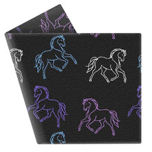 Load image into Gallery viewer, Neon Lights Horse Throw Blanket
