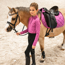 Load image into Gallery viewer, QHP Youth Lissie Sportshirt in Popping Pink
