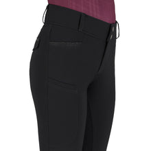 Load image into Gallery viewer, QHP Breeches Zahra Junior full grip ( Black)
