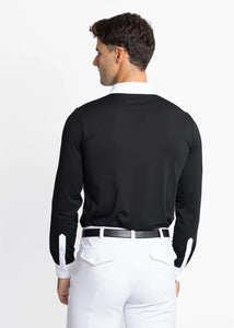 Maximilian ~ Active Long Sleeve Competition Shirt (Black)