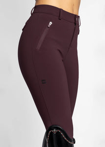 Maximilian ~  Geo Breeches (Burgundy) Full Grip