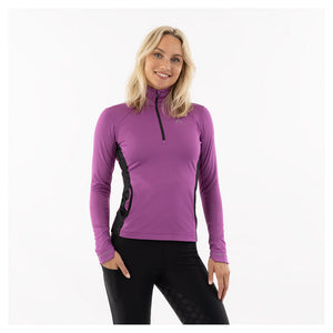 ANKY® Zip Pullover in Striking Purple