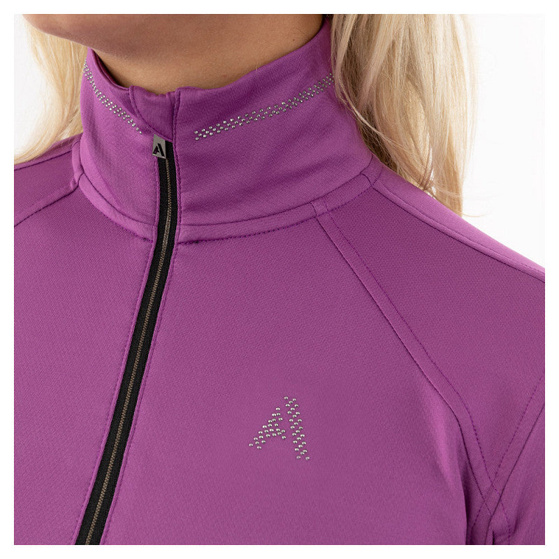 ANKY® Zip Pullover in Striking Purple