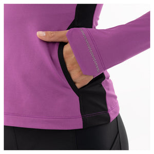 ANKY® Zip Pullover in Striking Purple