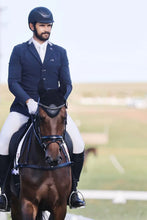 Load image into Gallery viewer, Lumiere 'ALICIA' LEATHER DRESSAGE BREASTPLATE ~ Black
