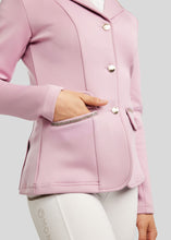 Load image into Gallery viewer, Montar - Junior MoLila Competition Jacket w. Champagne Crystal tape and Crystals Candy Pink
