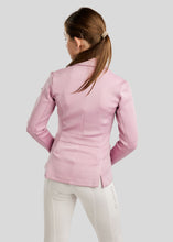 Load image into Gallery viewer, Montar - Junior MoLila Competition Jacket w. Champagne Crystal tape and Crystals Candy Pink

